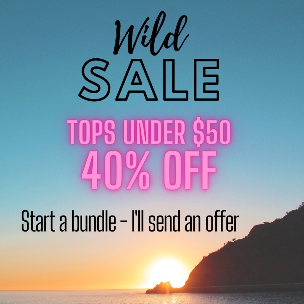 Wild Sale Tops 40% Off